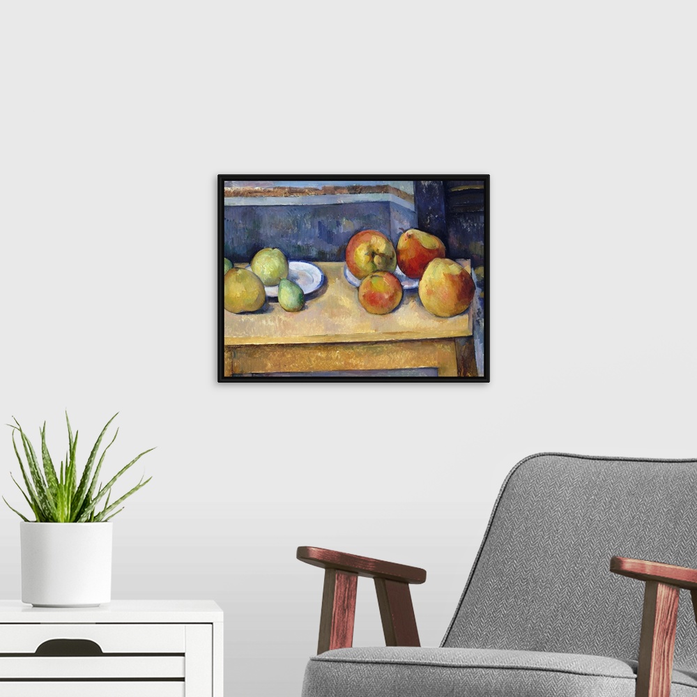A modern room featuring Cezanne once proclaimed, With an apple I want to astonish Paris, and he succeeded, even in his mo...