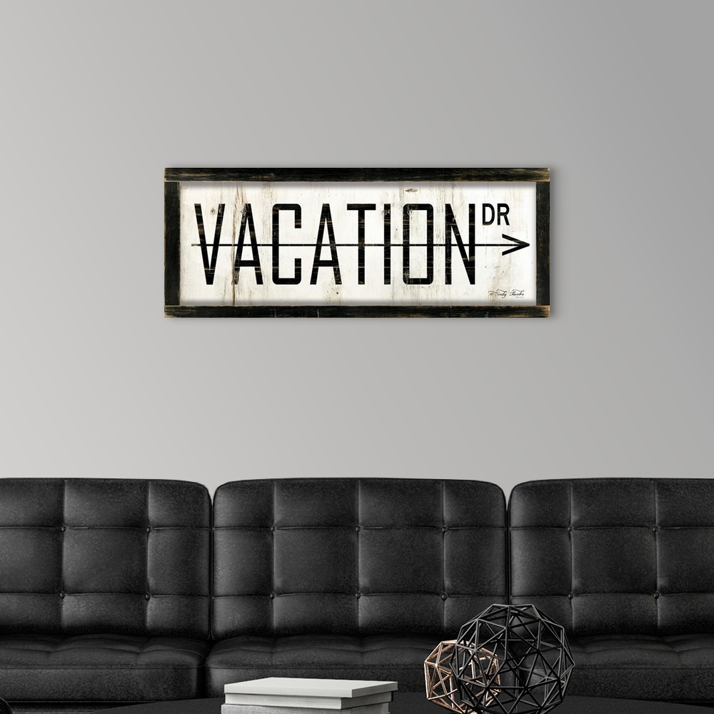 A modern room featuring Vacation Drive