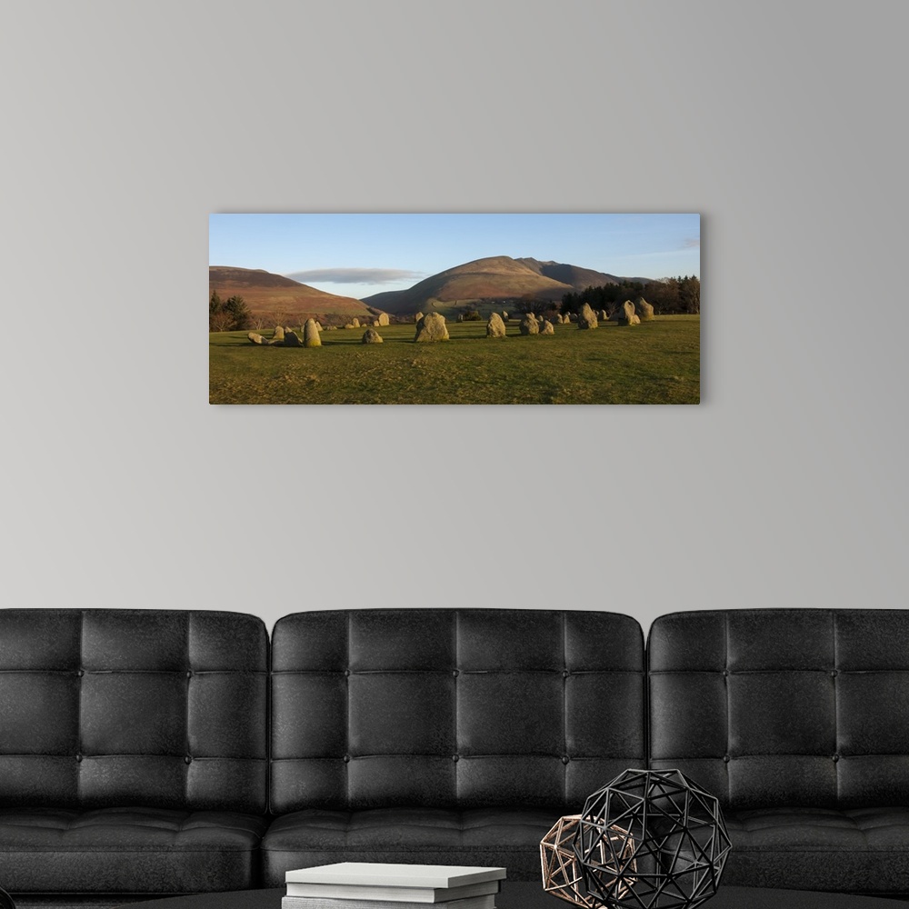 A modern room featuring Saddleback, from Castlerigg Stone Circle, Lake District National Park, Cumbria, England
