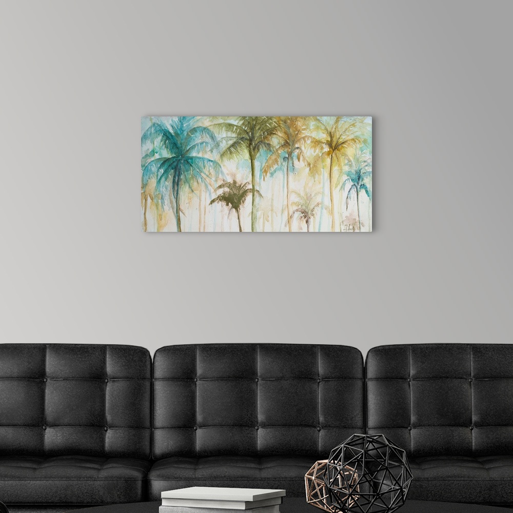 Watercolor Palms Wall Art, Canvas Prints, Framed Prints, Wall Peels ...