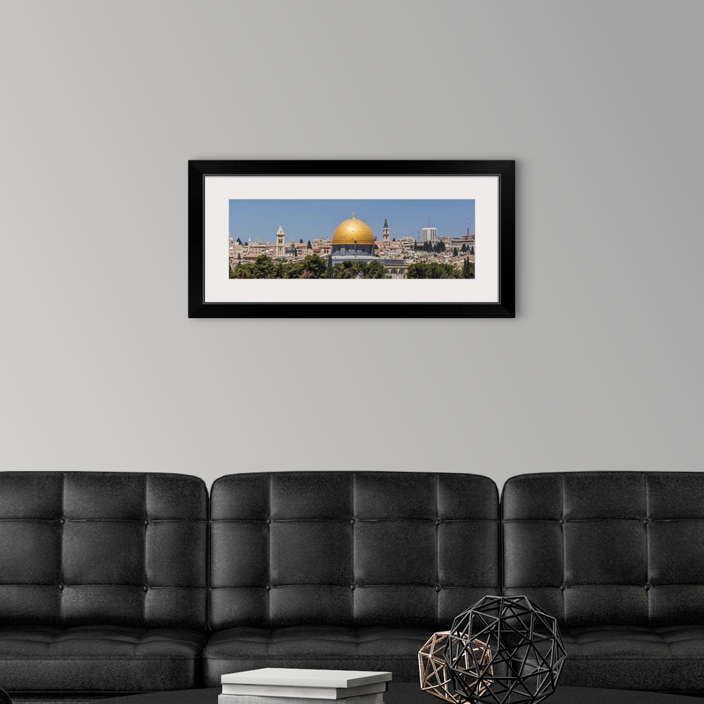 A modern room featuring Israel, Jerusalem, Dome of the Rock.