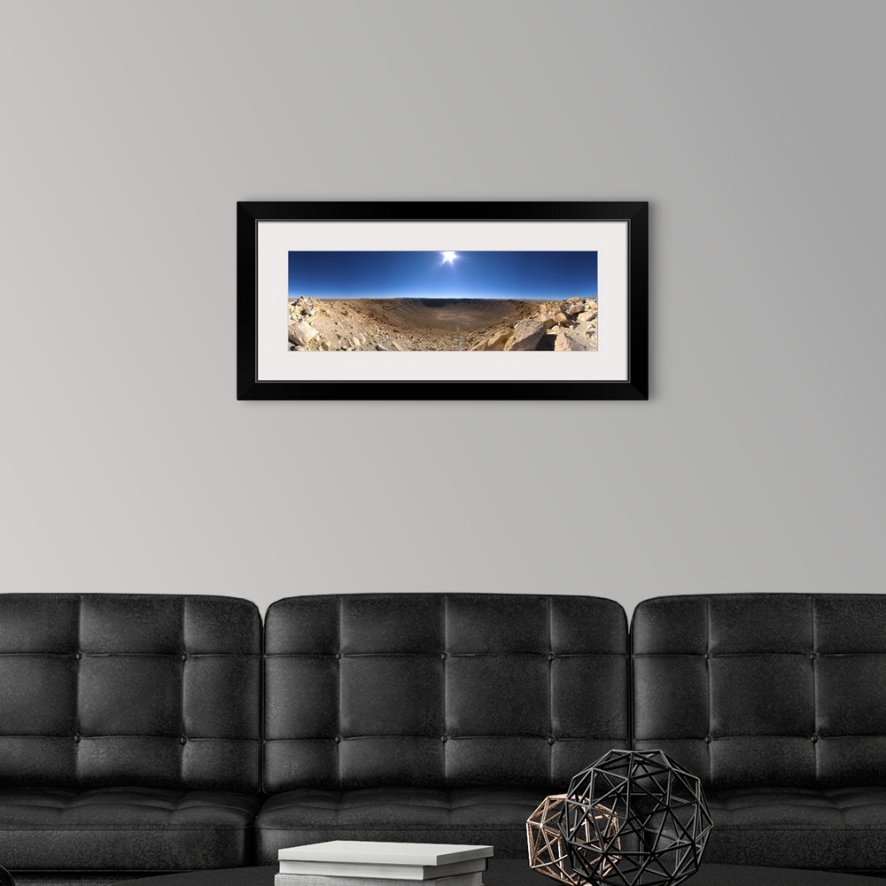 A modern room featuring USA, Arizona, Barringer Meteorite Crater