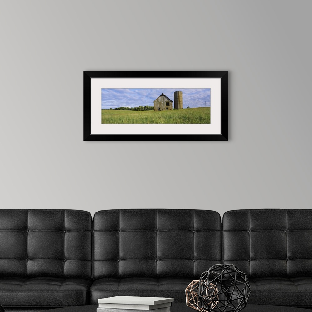 A modern room featuring Barn in a field, Otter Tail County, Minnesota