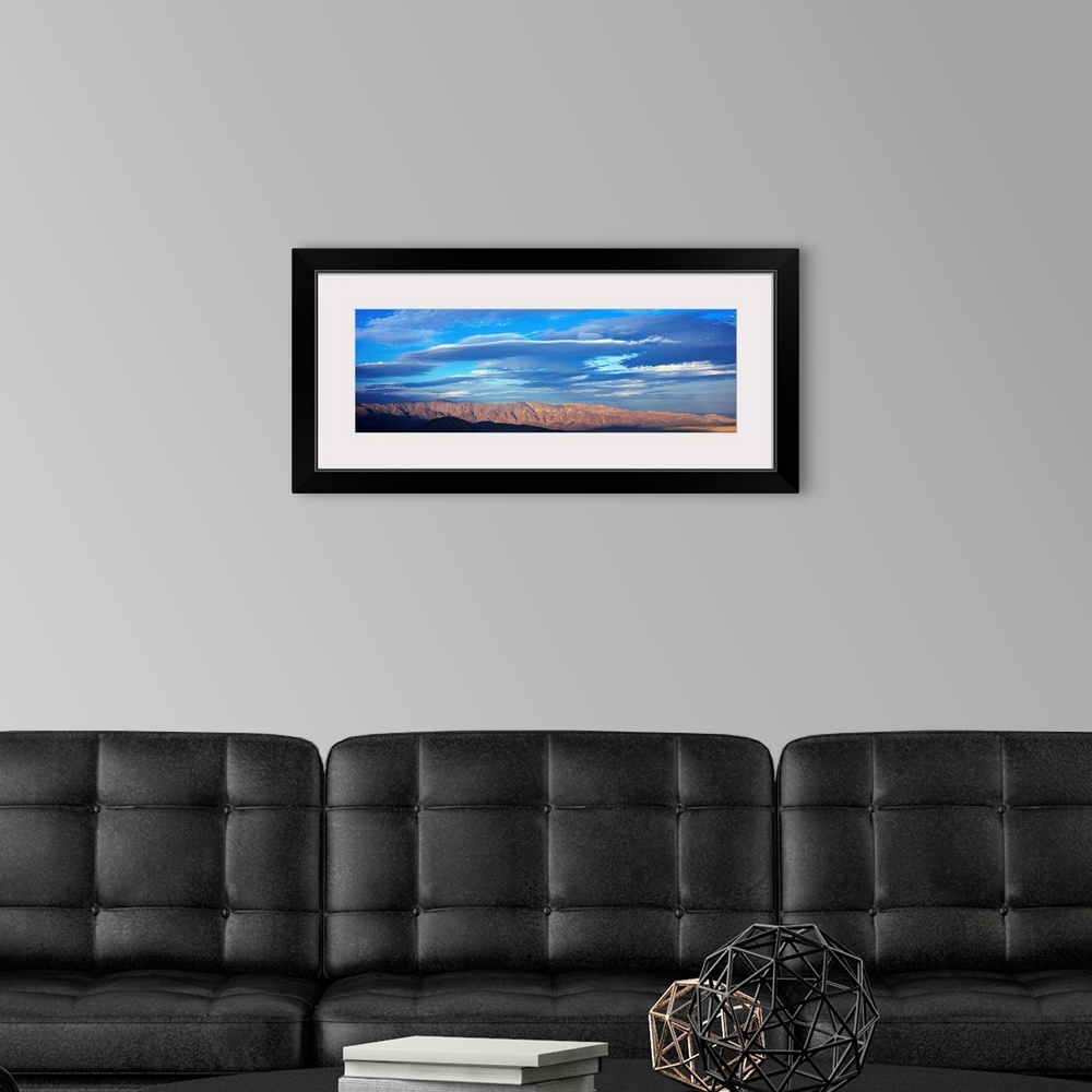 A modern room featuring Clouds over Anza Borrego Desert State Park, Borrego Springs, California, USA