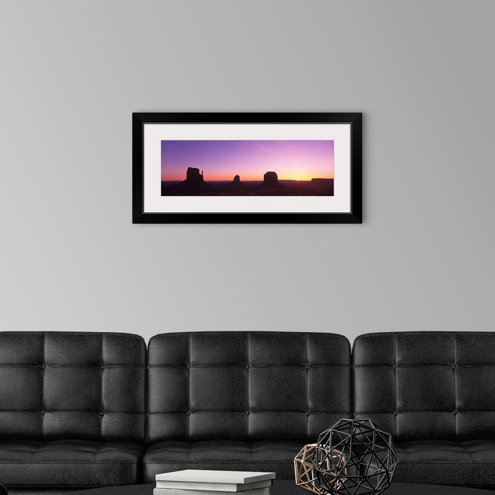 A modern room featuring Monument Valley National Park