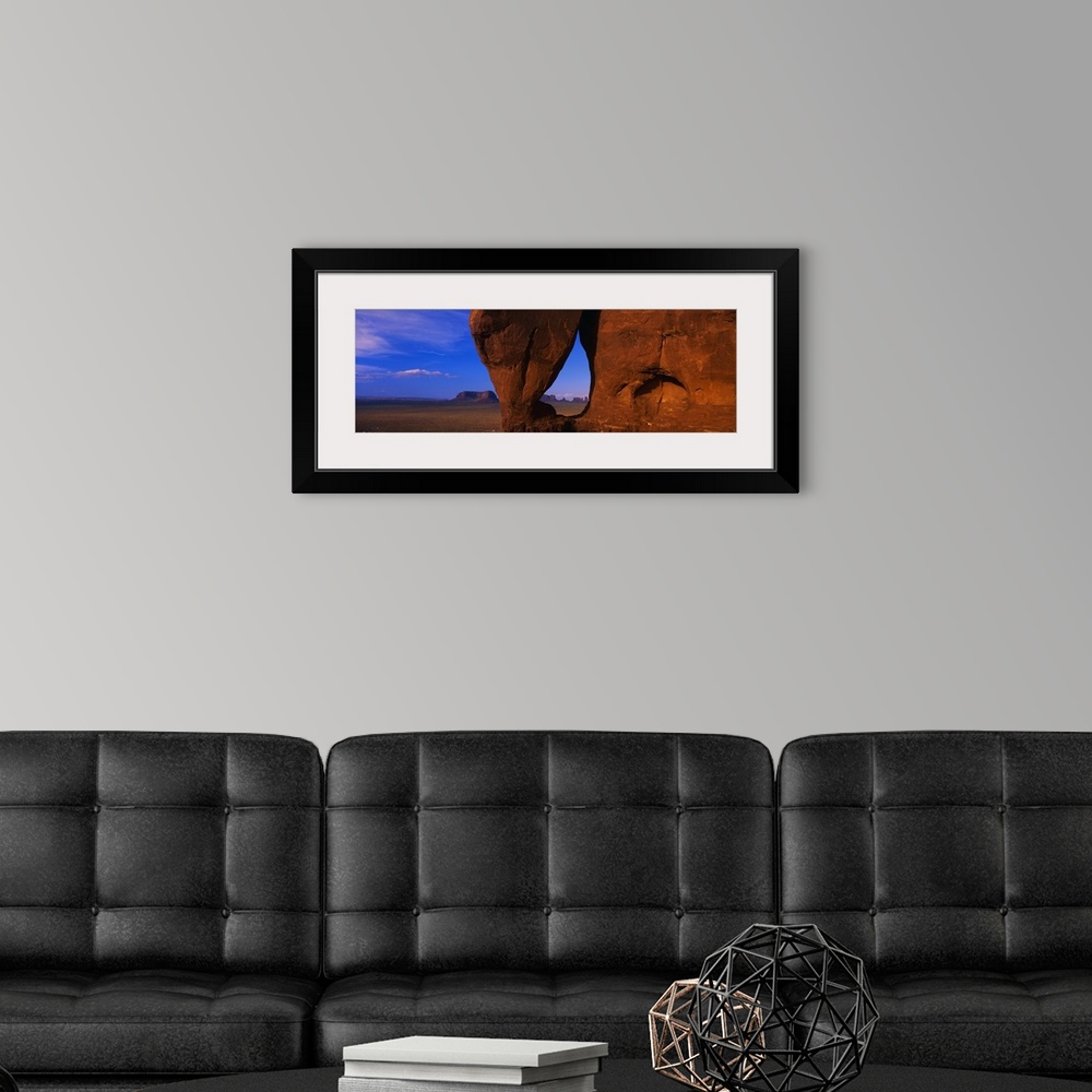 A modern room featuring Teardrop Window Monument Valley AZ