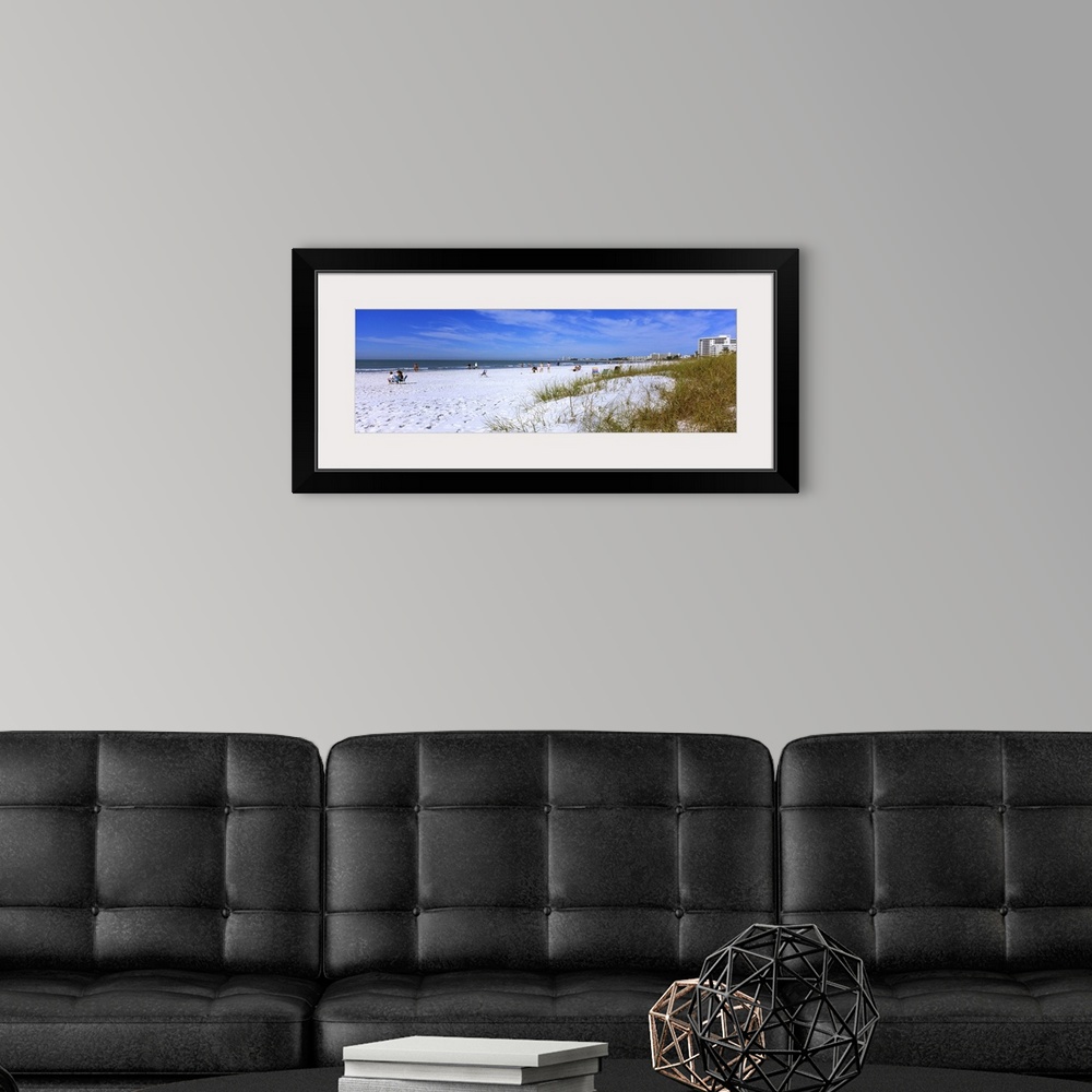 A modern room featuring Tourists on the beach, Crescent Beach, Gulf Of Mexico, Siesta Key, Florida