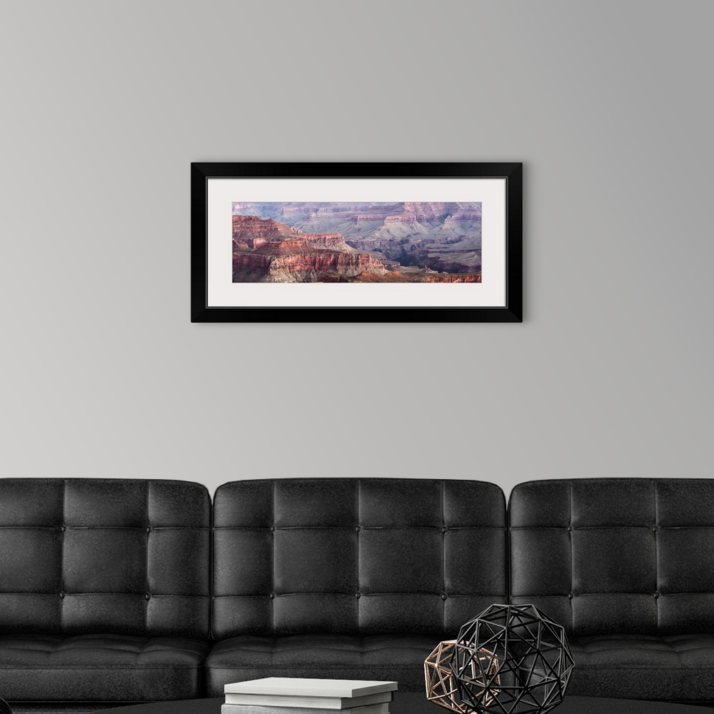 A modern room featuring Panoramic view of canyon from Grandview Point in Grand Canyon National Park, Arizona.