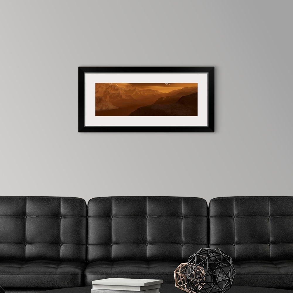 A modern room featuring Venus' Maxwell Montes are among the highest, most precipitous mountain ranges in the solar system.