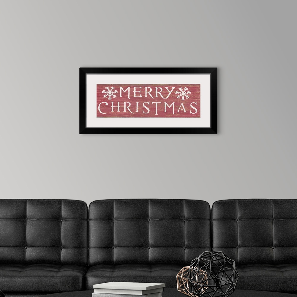 A modern room featuring Christmas Affinity III Red