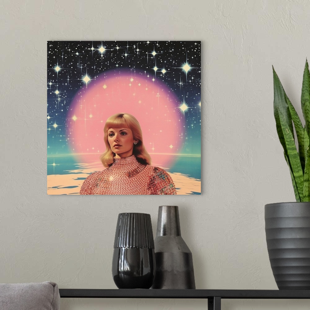 A modern room featuring Babe In Space