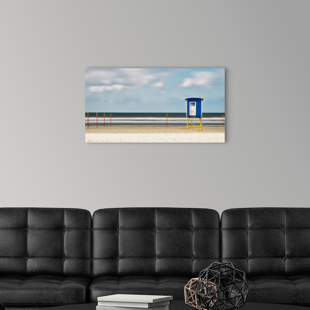A modern room featuring Time Exposure on Langeoog Beach