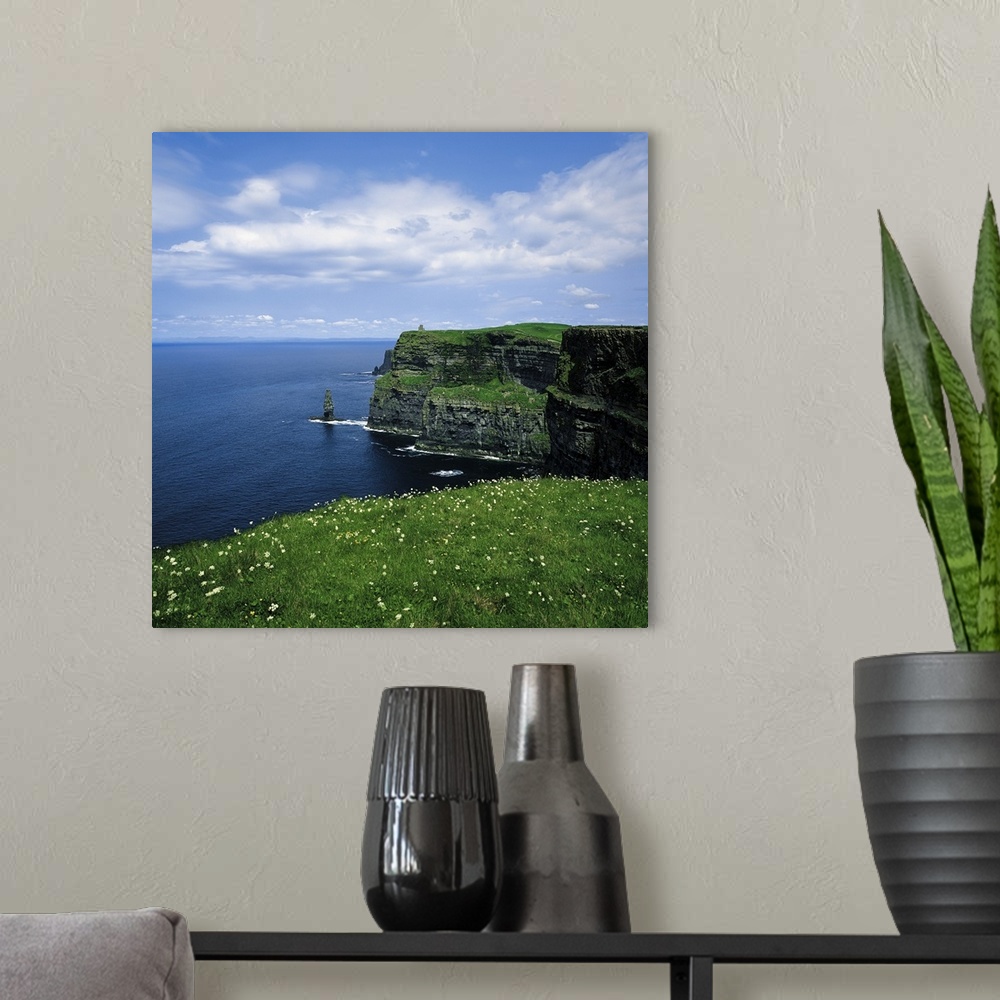 A modern room featuring Cliffs Of Moher, County Clare, Ireland, Cliffs On The Atlantic Ocean
