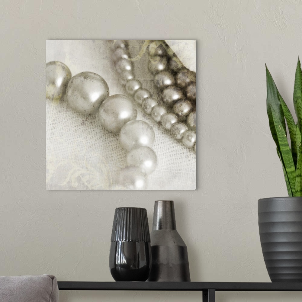 A modern room featuring Antique Pearls 02
