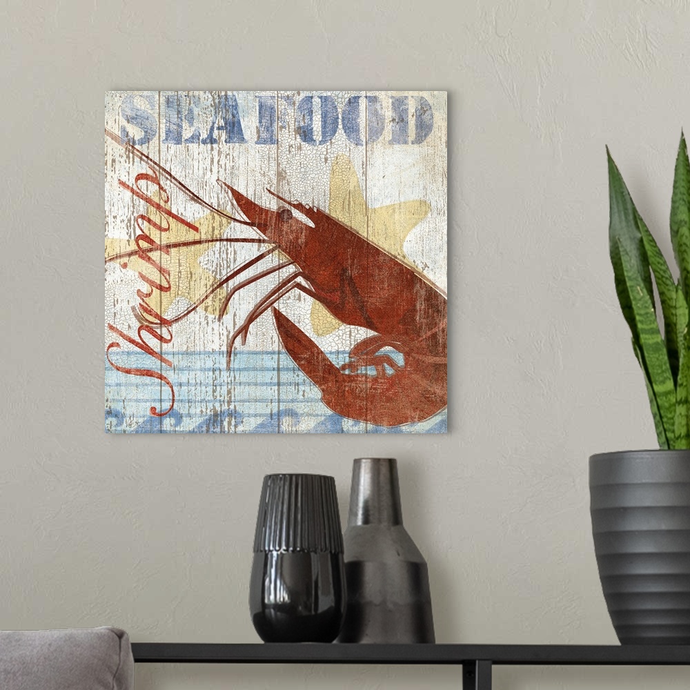 A modern room featuring Seafood IV