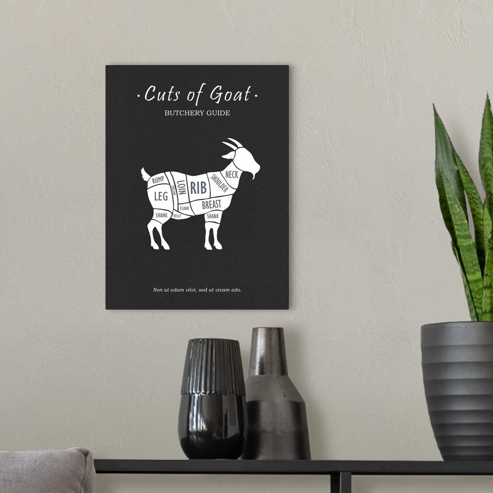 A modern room featuring Butchery Goat