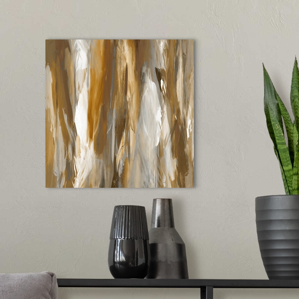 A modern room featuring Abstract Blend IV