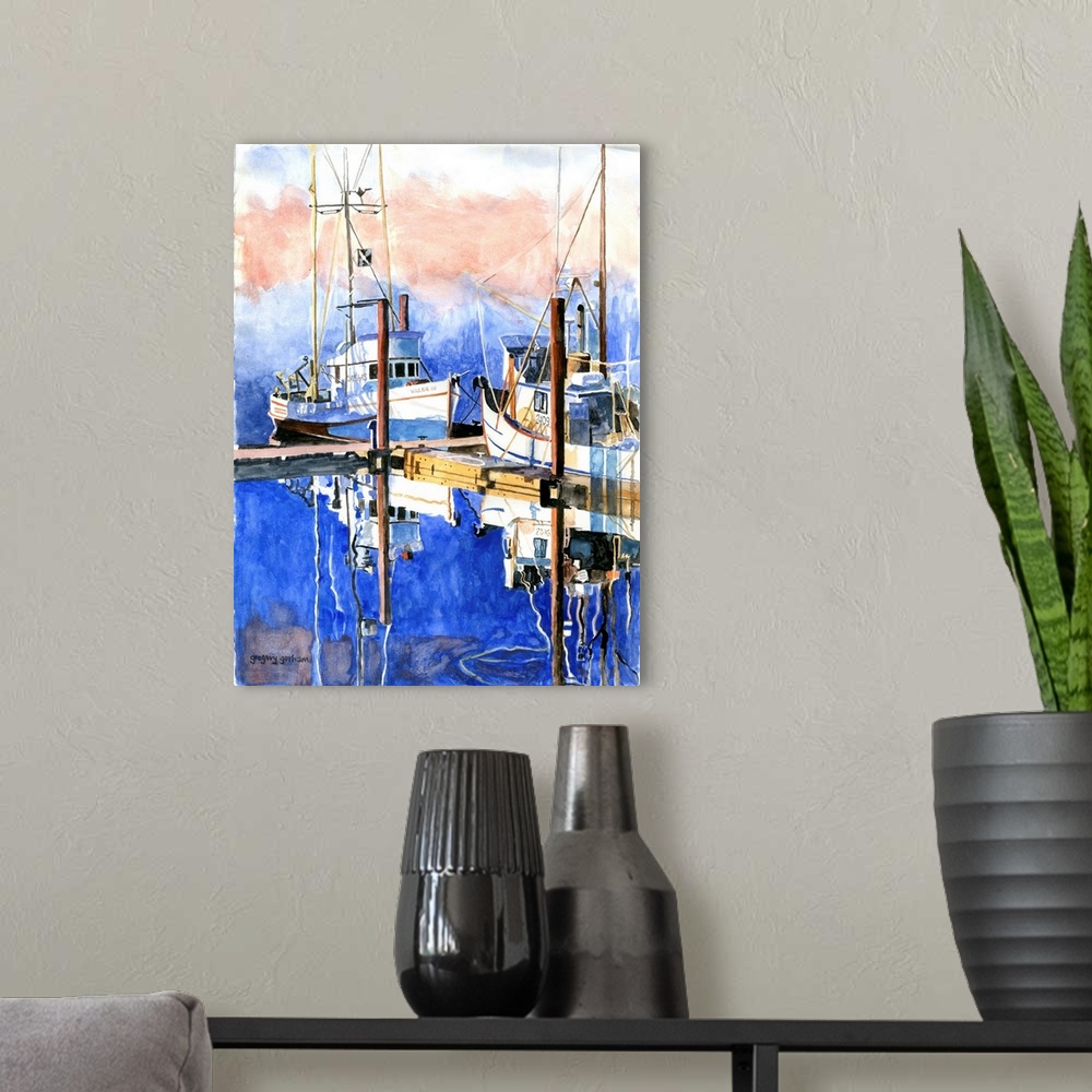 At The Dock Wall Art, Canvas Prints, Framed Prints, Wall Peels | Great ...