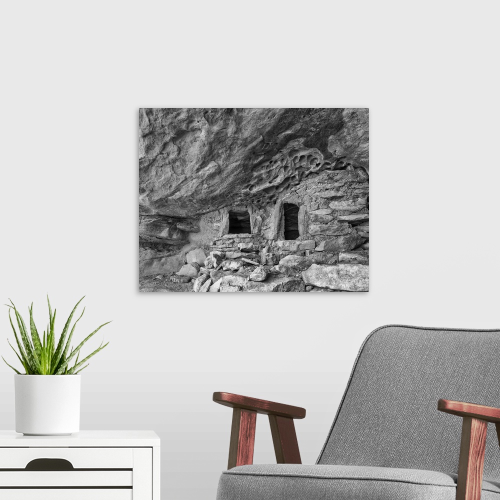 A modern room featuring Ancient Granery Slickhorn Canyon Cedar Mesa Utah USA