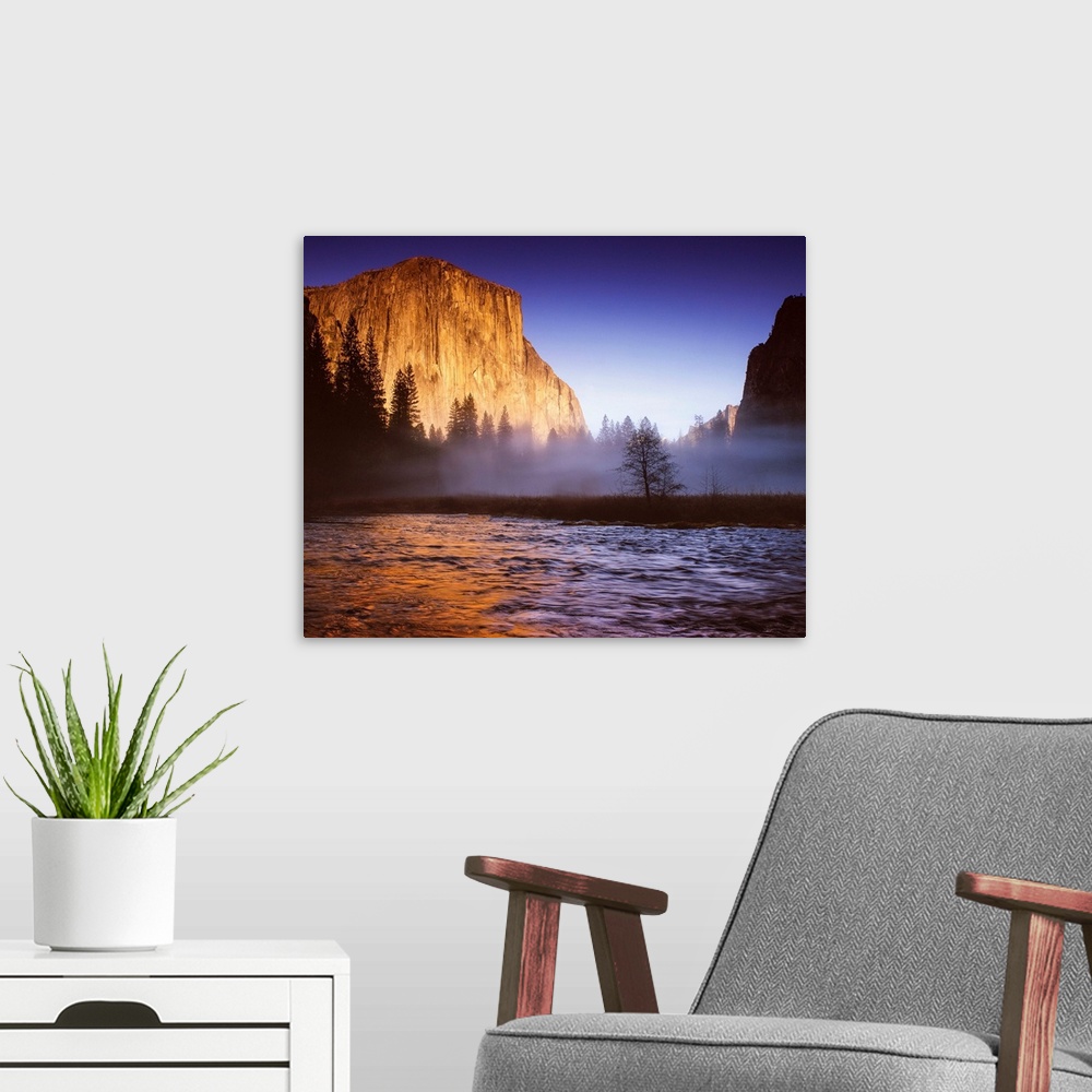 A modern room featuring California, Yosemite National Park, Half Dome Rock