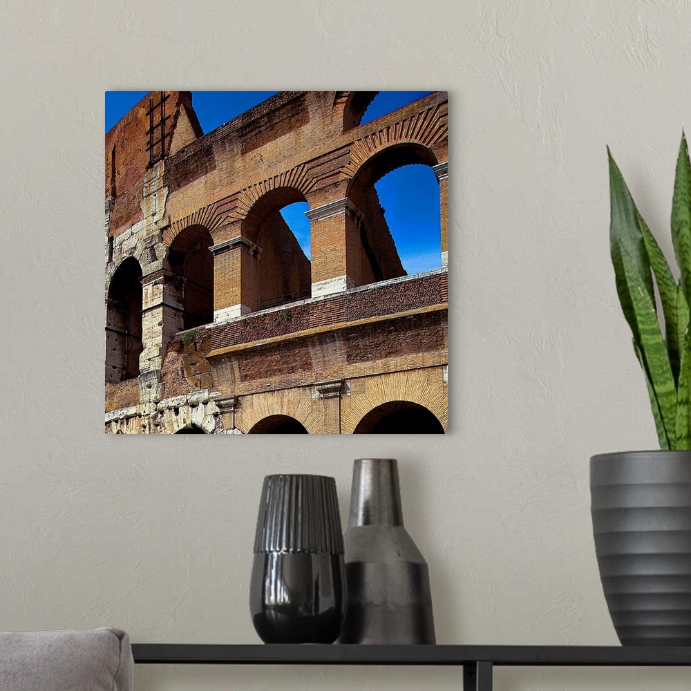 A modern room featuring Italy, Rome, Colosseum.