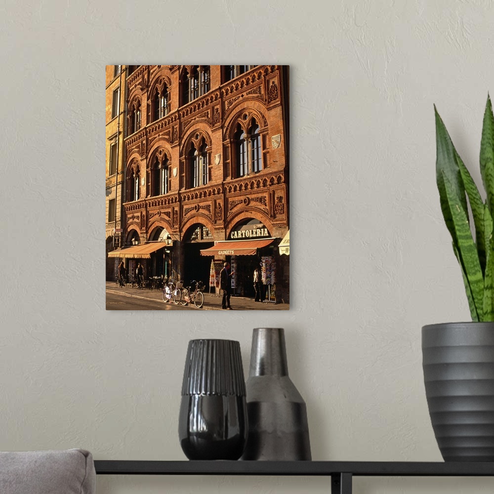 A modern room featuring Italy, Tuscany, Pisa, Caffe dell'Ussero Palace along Arno river