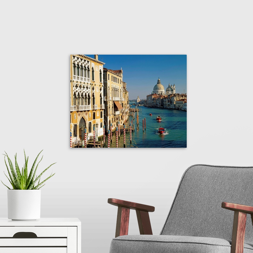 A modern room featuring Italy, Venice, Canal Grande and Santa Maria della Salute
