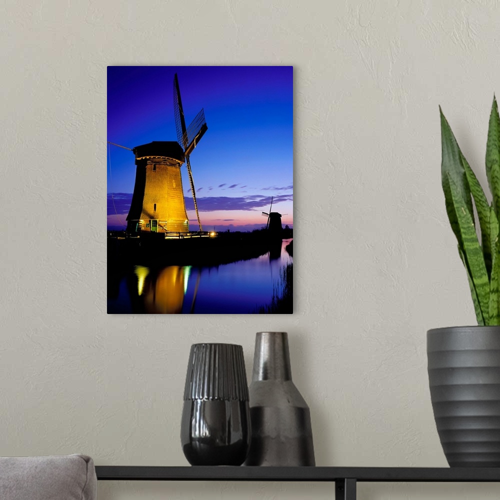 A modern room featuring Netherlands, Schermerhorn, Windmill