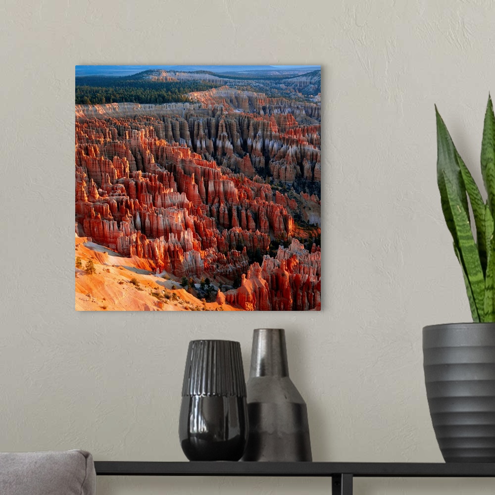 A modern room featuring United States, Utah, Bryce Canyon National Park, view from Sunrise Point