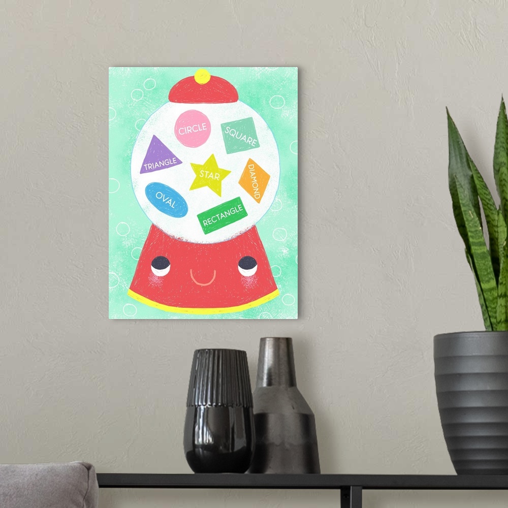A modern room featuring Gumball Shapes