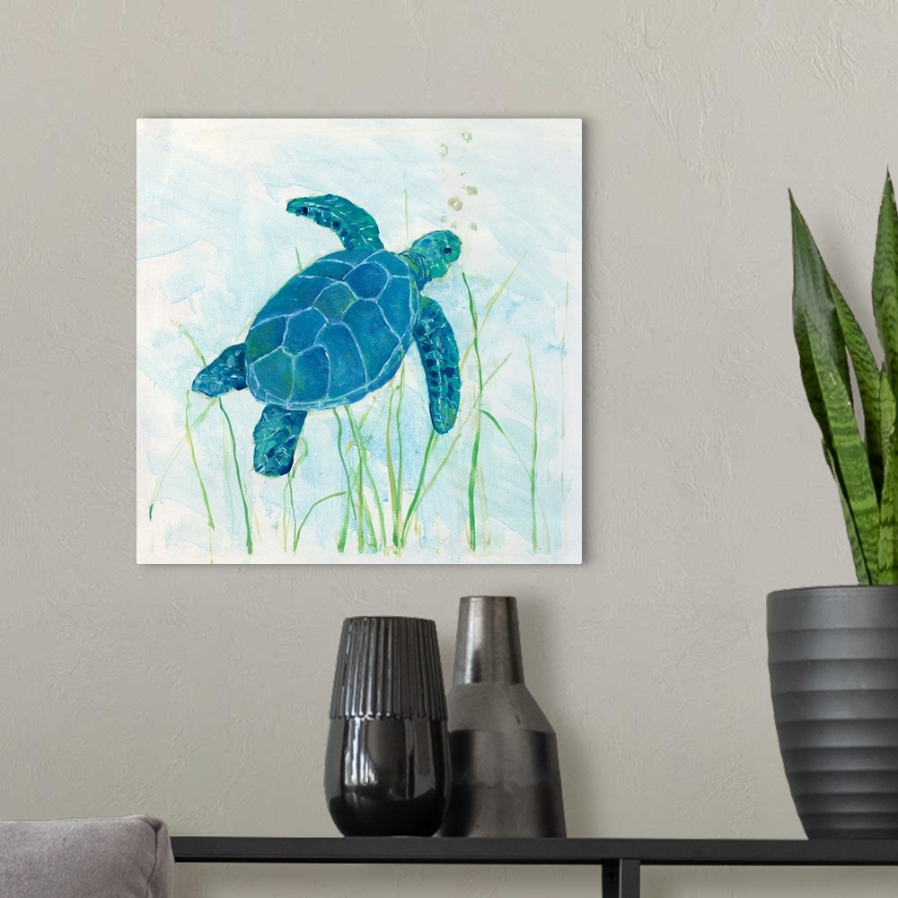 A modern room featuring Reef Turtle I