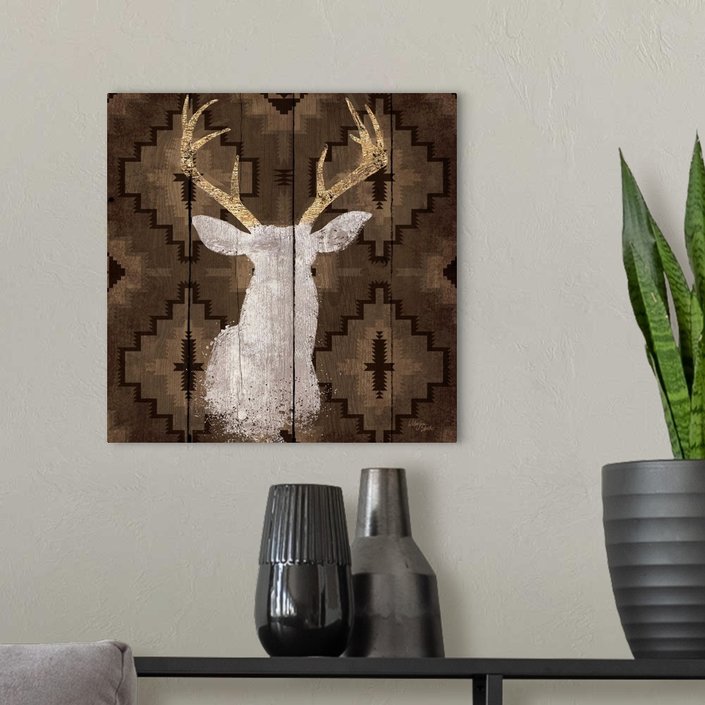 A modern room featuring Be a Deer I