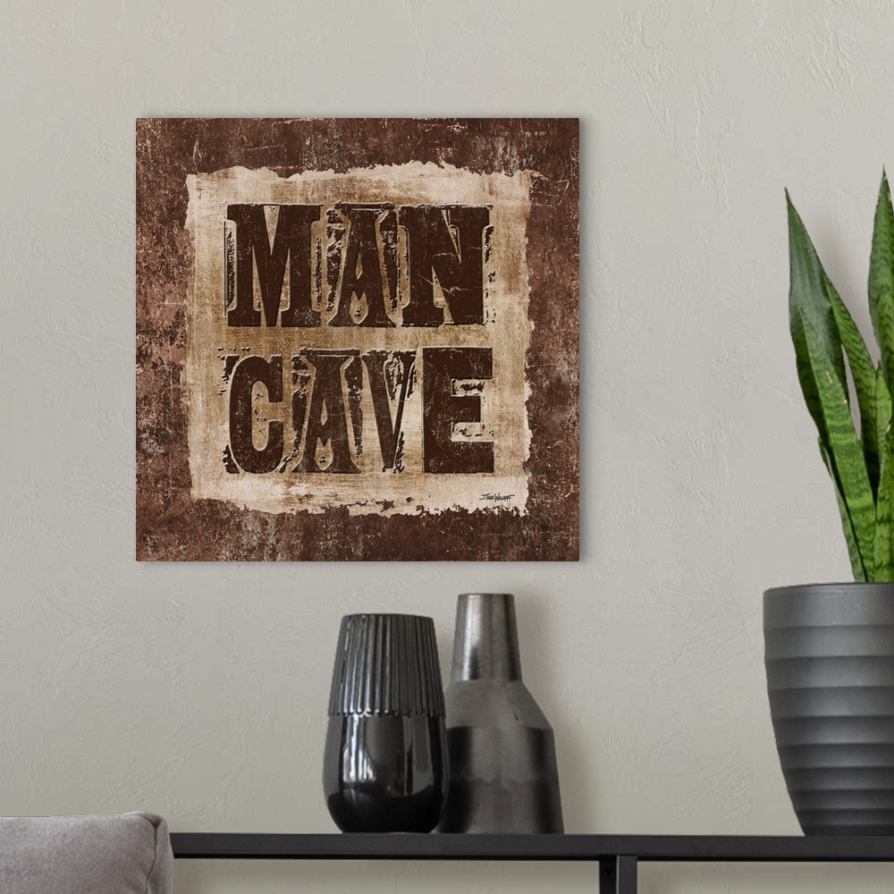 A modern room featuring Man Cave Lodge Sq