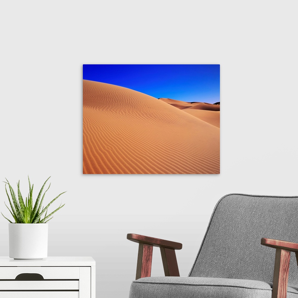 A modern room featuring Patterns In Sand Dunes