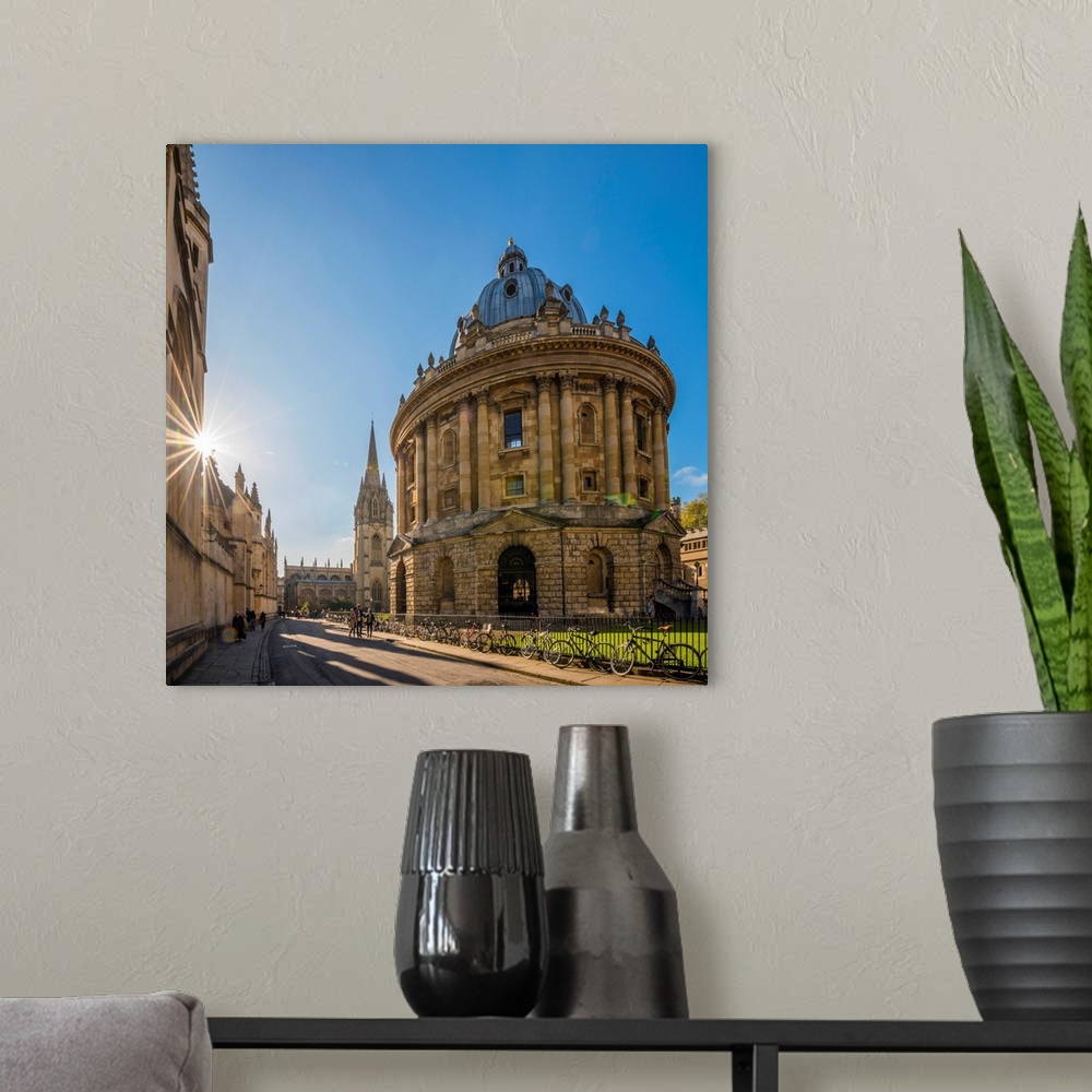 A modern room featuring UK, England, Oxfordshire, Oxford, University Of Oxford, Radcliffe Camera And University Church Of...
