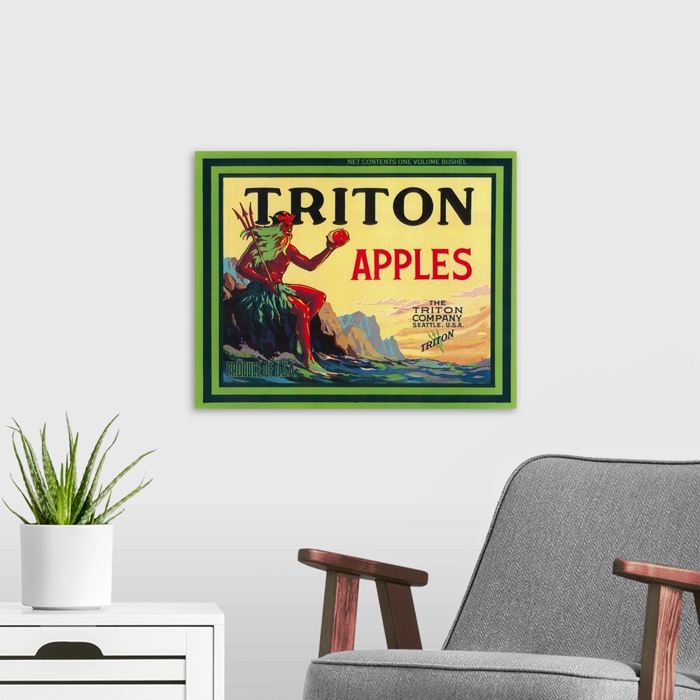 A modern room featuring Triton Apple Label, Seattle, WA
