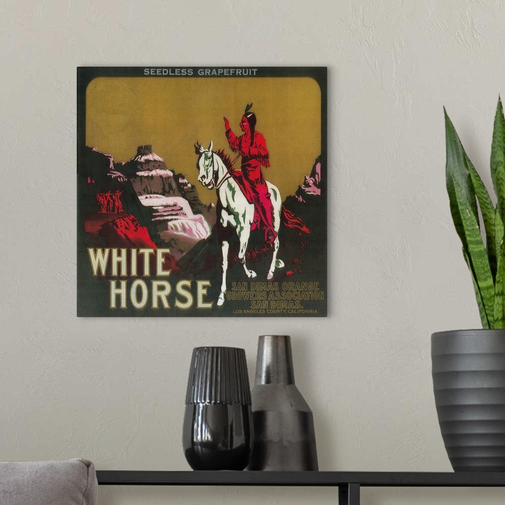 A modern room featuring White Horse Orange Label, San Dimas, CA