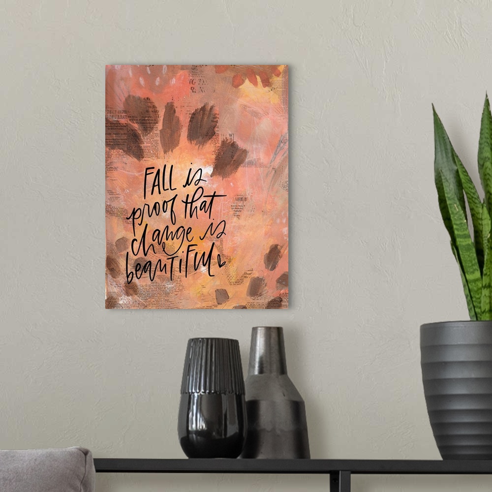 A modern room featuring Fall is Proof