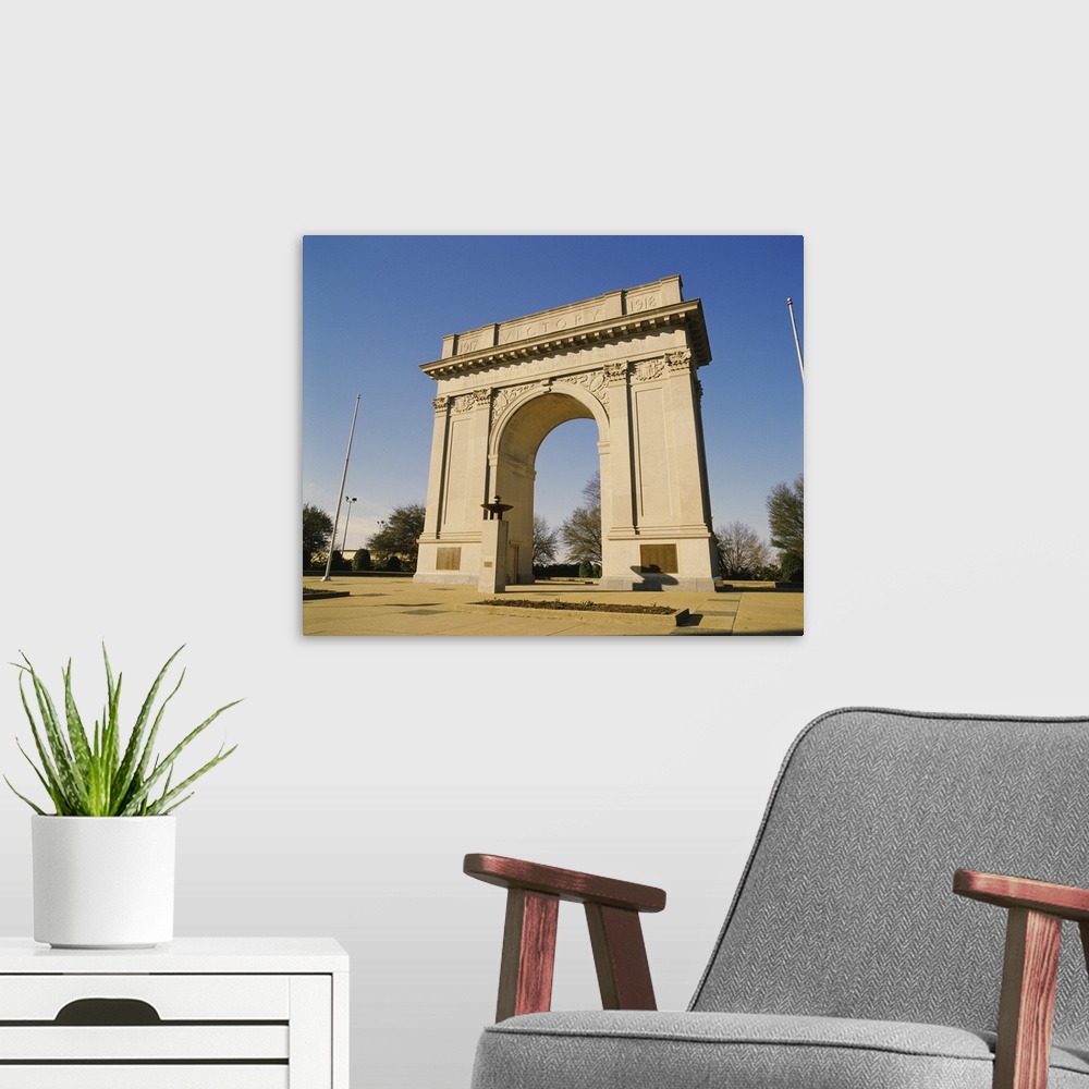 A modern room featuring Low angle view of a triumphal arch, Newport News Victory Arch, Newport News, Virginia