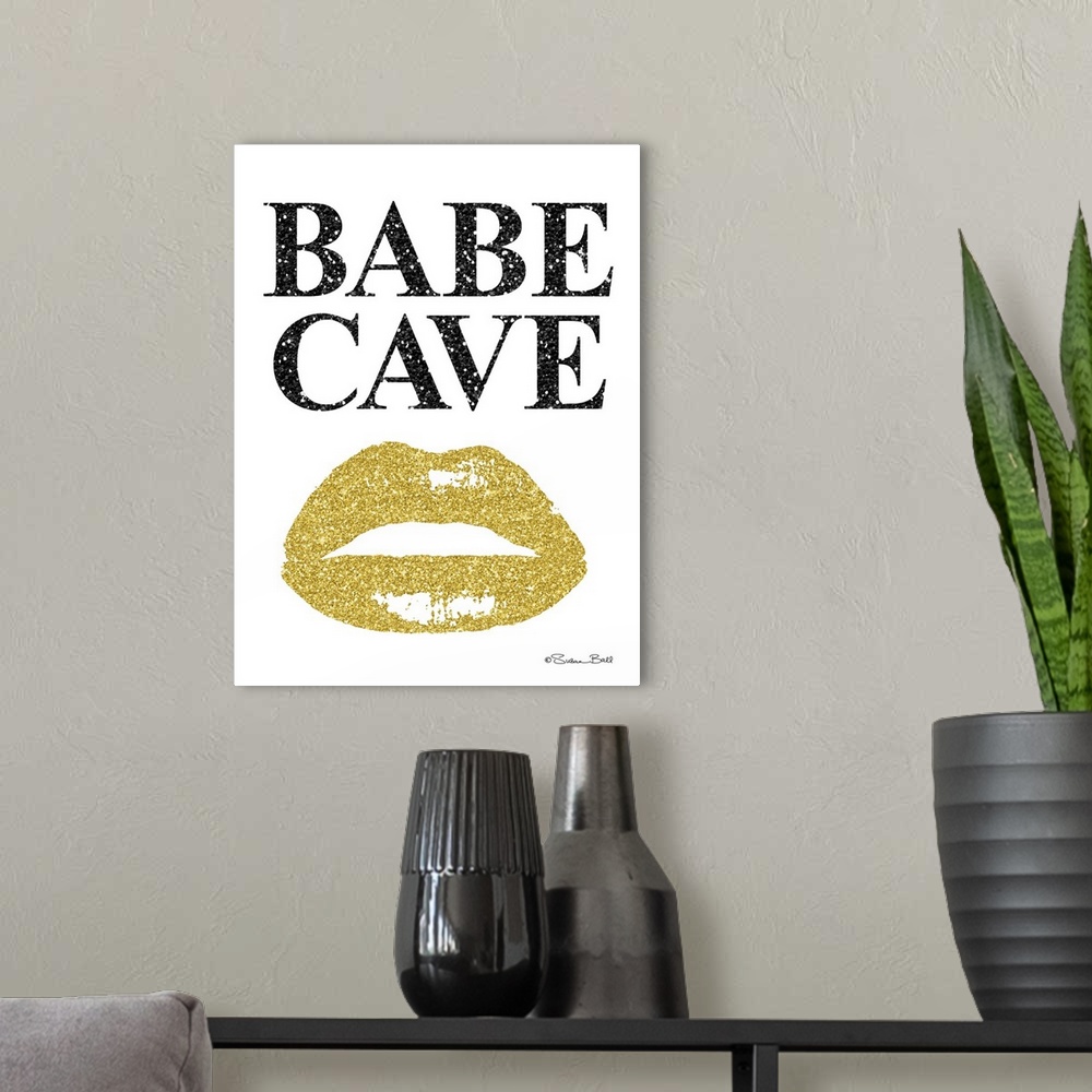 A modern room featuring Babe Cave