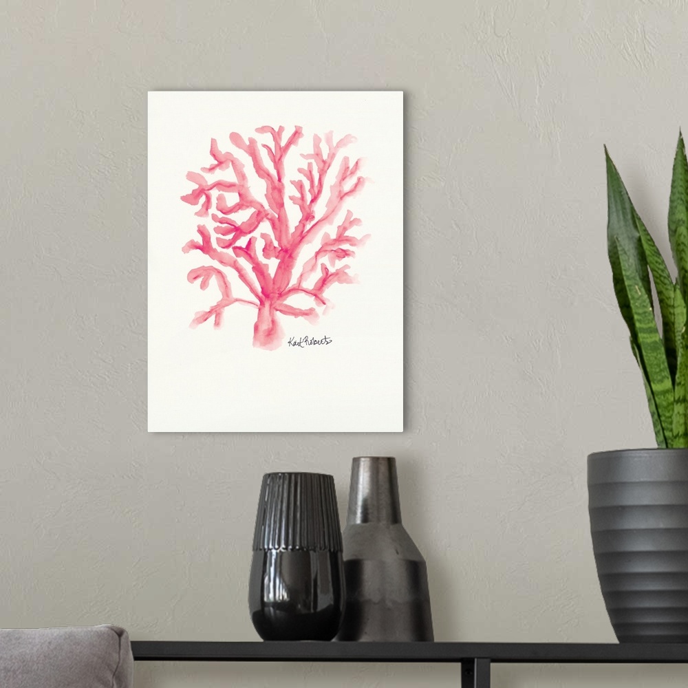 A modern room featuring C is for Coral