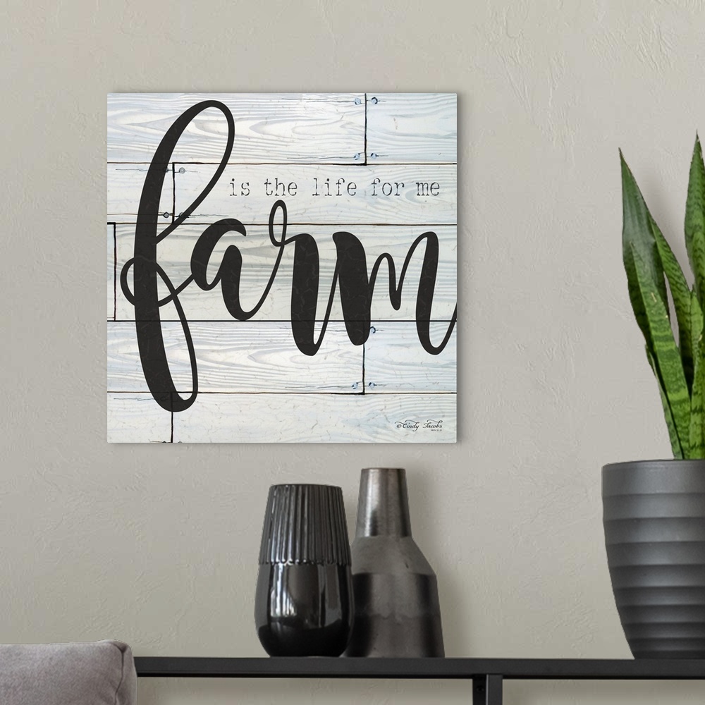 A modern room featuring Farm is the Life for Me
