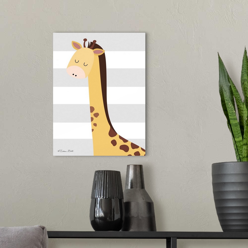 A modern room featuring Giraffe Stripe