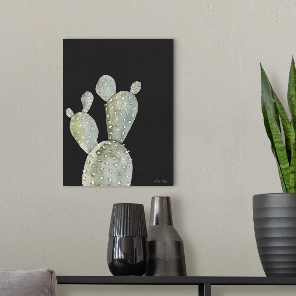 A modern room featuring Happy Cactus I