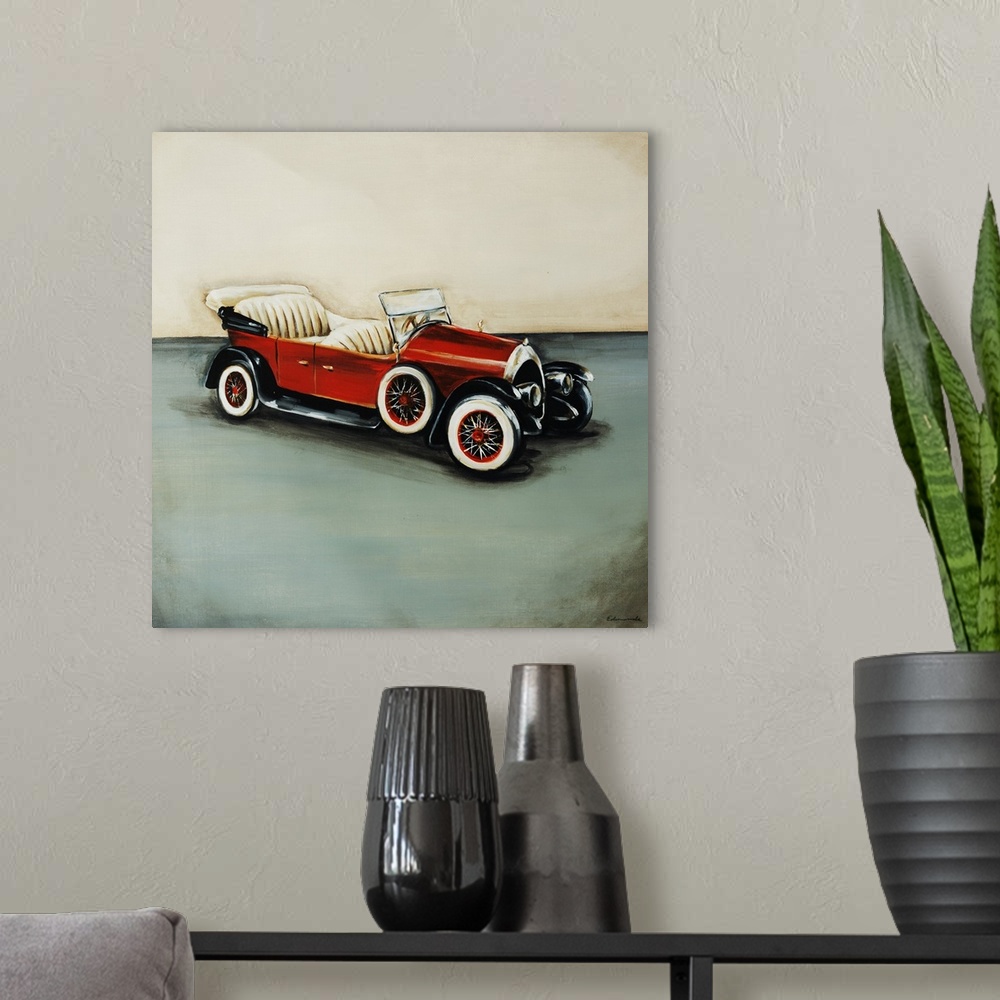 A modern room featuring Model T I