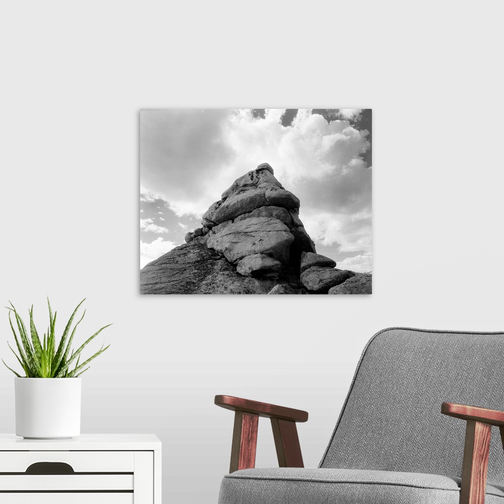 A modern room featuring Rock and Cloud.