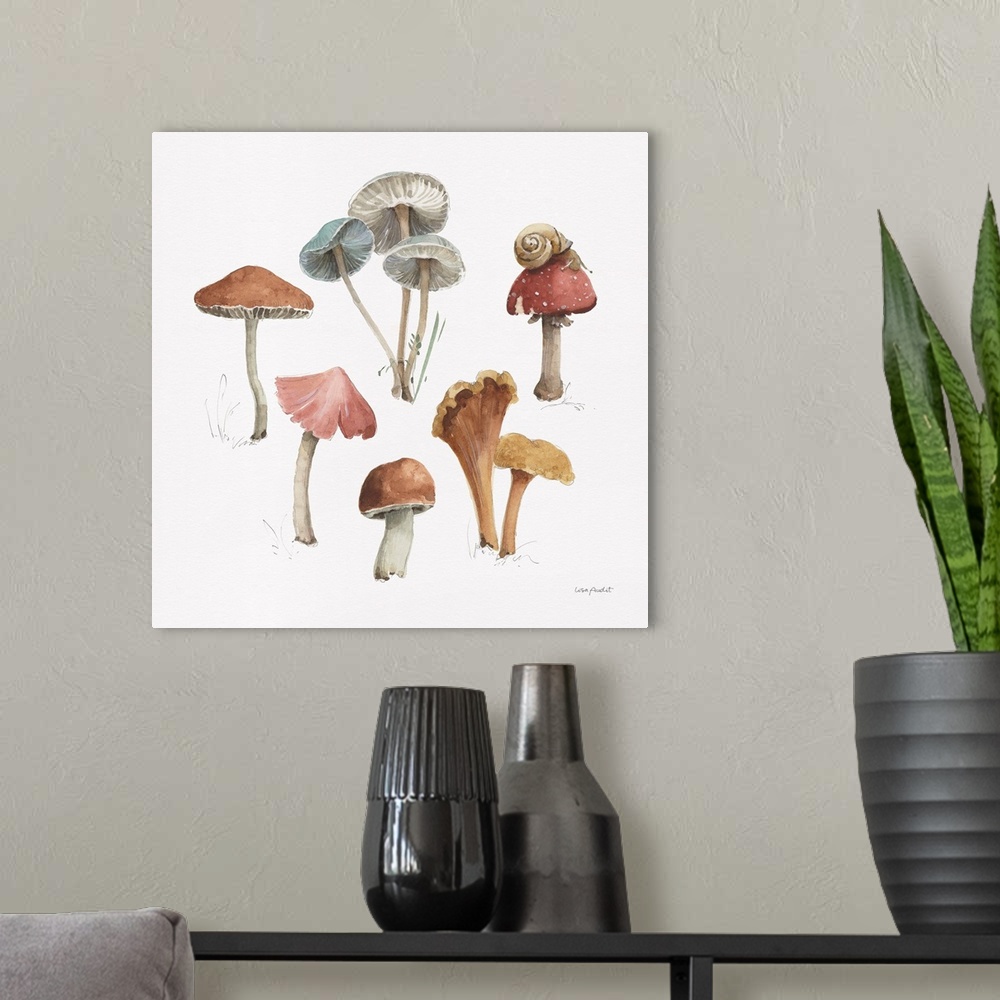 A modern room featuring Mushroom Medley 02