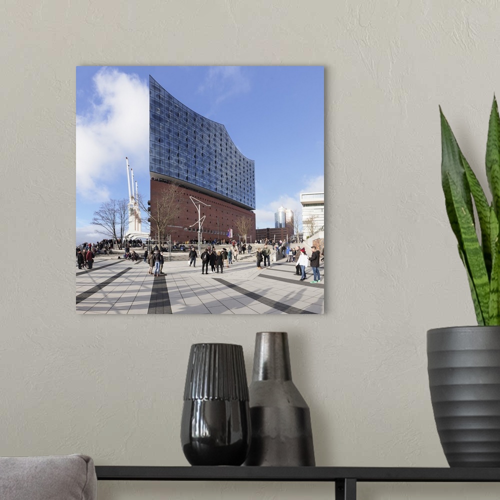 A modern room featuring Elbphilharmonie, HafenCity, Hamburg, Hanseatic City, Germany