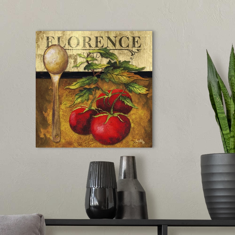 A modern room featuring "Florence" Italian kitchen art