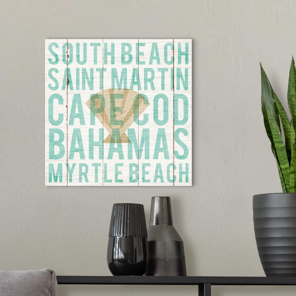 A modern room featuring South Beach- Saint Martin- Cape Cod- Bahamas- Myrtle Beach